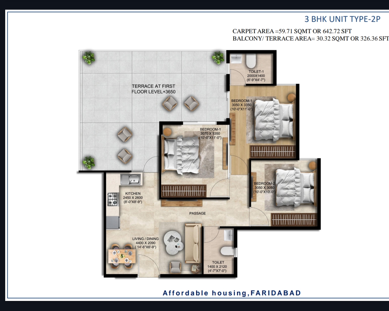 Anantya True Habitat Management Quota unit Sector 110A